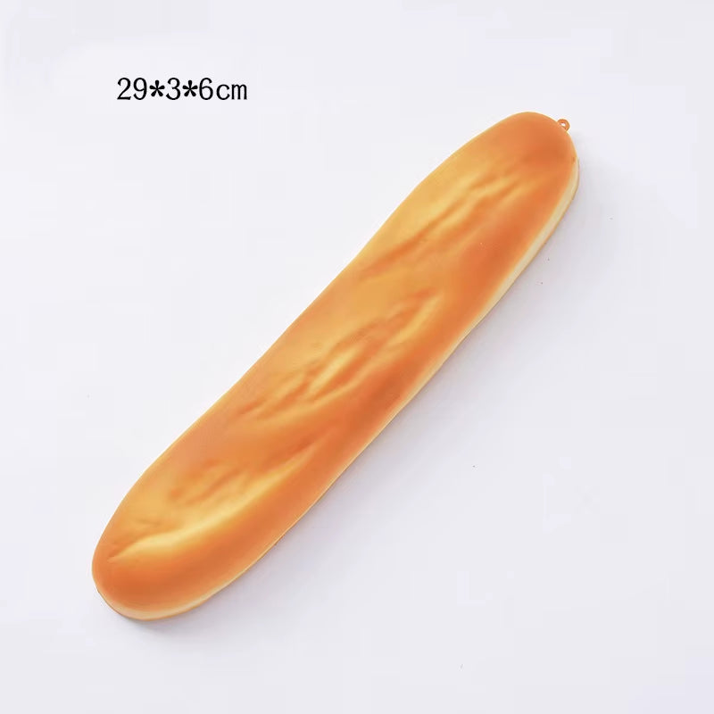 Squishy Food Creative Simulation Bread Toast Donuts Slow Rising Squeeze Stress Relief Toys Spoof Tease People Desktop Decoration