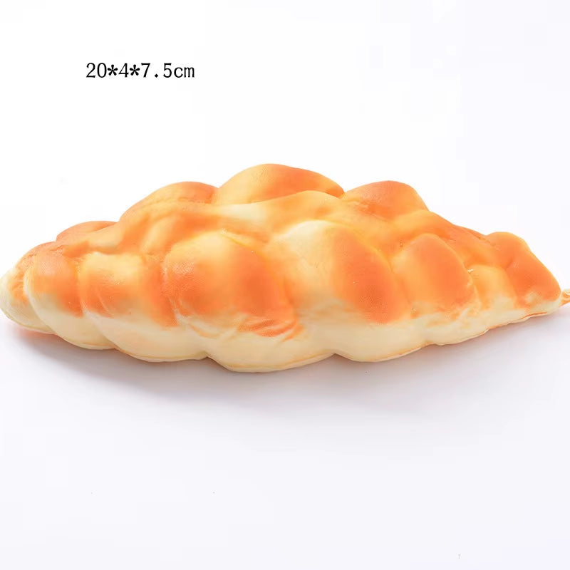 Squishy Food Creative Simulation Bread Toast Donuts Slow Rising Squeeze Stress Relief Toys Spoof Tease People Desktop Decoration