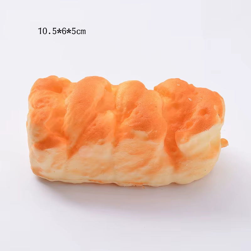 Squishy Food Creative Simulation Bread Toast Donuts Slow Rising Squeeze Stress Relief Toys Spoof Tease People Desktop Decoration