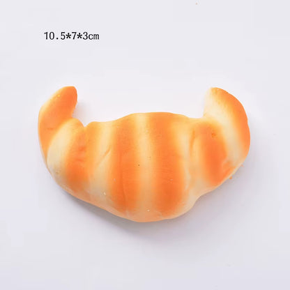 Squishy Food Creative Simulation Bread Toast Donuts Slow Rising Squeeze Stress Relief Toys Spoof Tease People Desktop Decoration