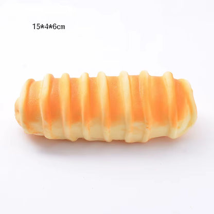 Squishy Food Creative Simulation Bread Toast Donuts Slow Rising Squeeze Stress Relief Toys Spoof Tease People Desktop Decoration